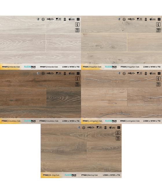 Sàn Gỗ Công Nghiệp (Nga) FLOORPAN Emerald 12mm - 5 Màu Sàn Gỗ Công Nghiệp (Nga) FLOORPAN Emerald 12mm - 5 Màu
